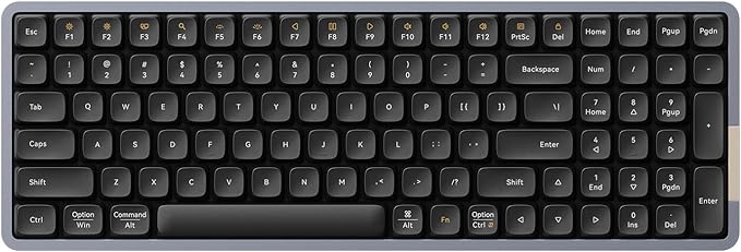 LOFREE Flow Low Profile Mechanical Keyboard, 100 Keys Rechargeable Wir