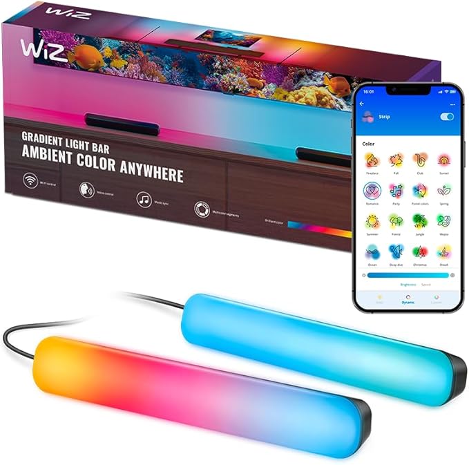 The Ultimate RGBIC Upgrade: WiZ Gradient Light Bars Review | Tech Vortex