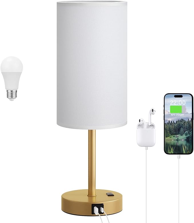 Dicoool Gold Touch Lamp: The Ultimate USB Charging Nightstand Hack | Tech Vortex