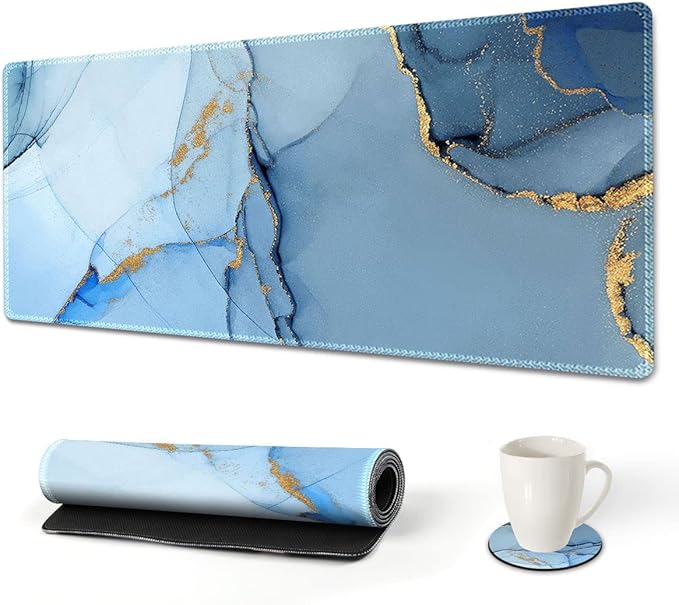 Level Up Your Setup: The AIMSA Blue Marble XL Gaming Mouse Pad | Tech Vortex