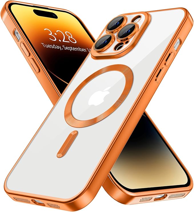 Hython Matte Orange: The Best iPhone 14 Pro Case with MagSafe & Protection | Tech Vortex
