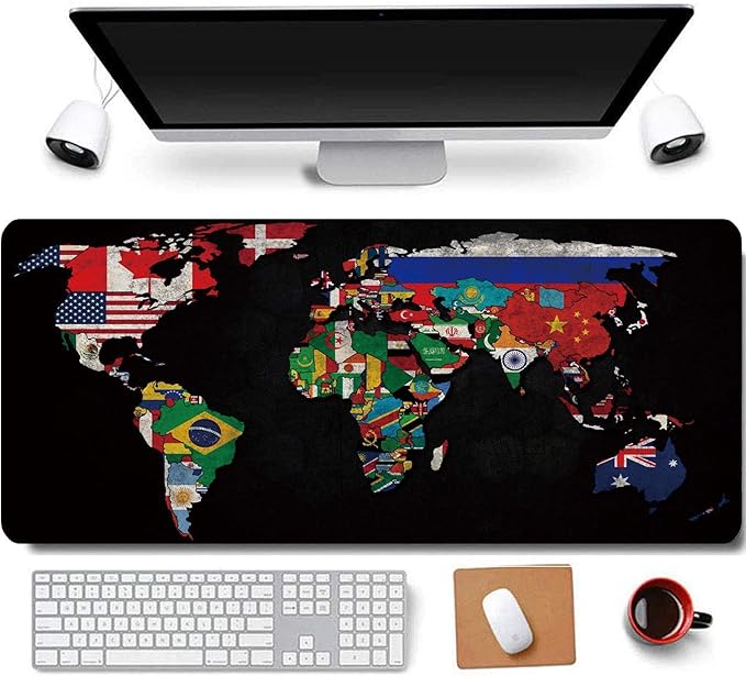 Conquer the Globe: The XL World Map Gaming Mat Your Setup Deserves | Tech Vortex