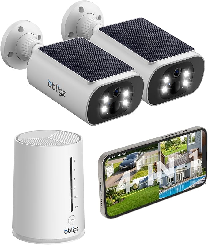 No Subscriptions: Best 5G Solar 4MP Wireless Security Camera Kit | Tech Vortex