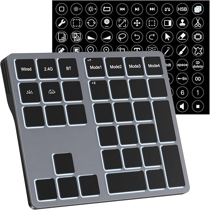 Master Your Workflow: Doohoeek Tri-Mode 25-Key Macro Keypad | Tech Vortex