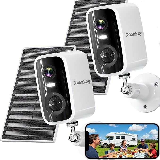 Noonkey 4MP Solar Security: The Ultimate Dual-Band Wireless Powerhouse | Tech Vortex