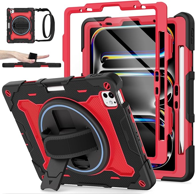 Ultimate Rugged iPad Pro 11 & Air M2 Case: 360° Shield & Pencil Ready | Tech Vortex