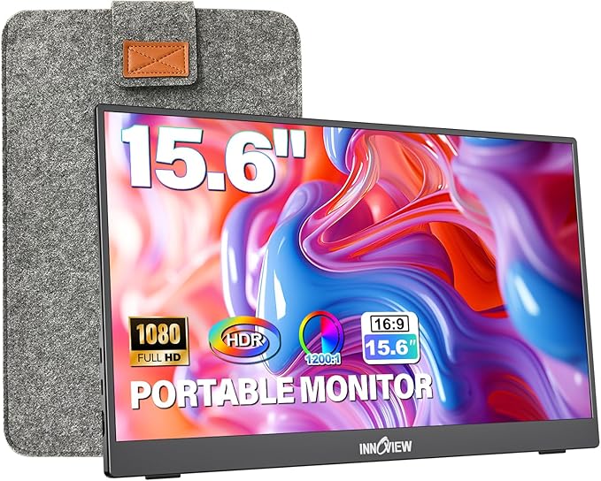 InnoView 15.6" Portable Monitor: The Ultimate MacBook & Gaming Upgrade | Tech Vortex