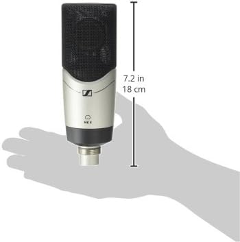 Sennheiser Pro Audio MK 4 Cardioid Condenser Studio Microphone Bundle with Focusrite Scarlett Solo 4th Gen USB Audio Interface