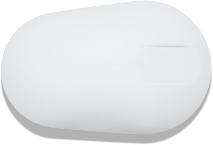 PUREKEYS Medical Mouse Touch Scroll Wireless White for Hospital, Dentist, Cleanroom, Laboratory and Industrial. Easy to Clean Hygienic Flat and Flexible Silicone