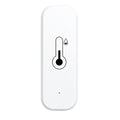 WiFi & Bluetooth Temperature and Humidity Sensor,No Hub Required,Compatible with Alexa and Google Home,for Home, Baby Rooms,Greenhouses Accessories, Garages, Office 1Pack(No Include Battery)