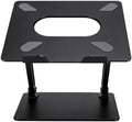 Laptop Stand for Desk, Ergonomic Aluminum Laptop Stand Adjustable Height, Foldable Laptop Riser for 10-17 Inchs Laptop(Black)