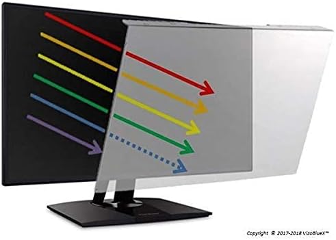 VizoBlueX 20 -21-21.5 -22 inch Anti-Blue Light Filter for Computer Monitor. Blue Light Screen Protector Blocking Panel 19.5“x 12.1” for LCD TV PC Mac iMac