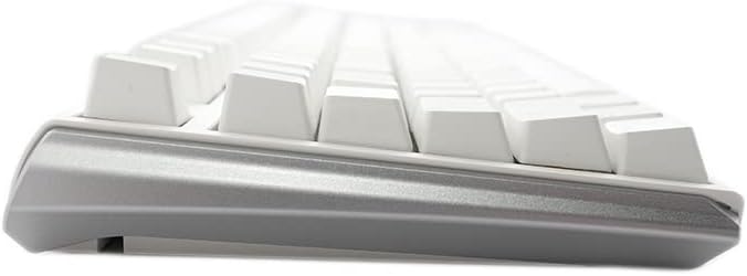 Ducky One 3 TKL Pure White Hotswap RGB Mechanical Keyboard (Cherry MX Silent Red)