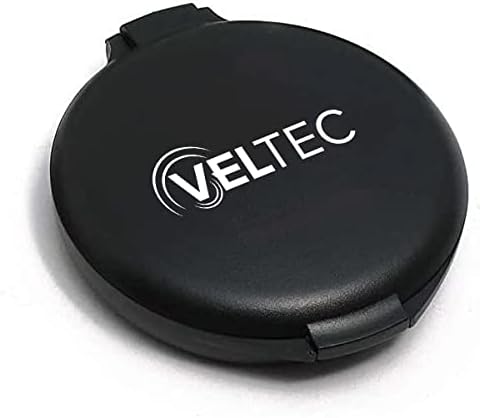 Veltec Fingerprint Ink Pad, Thumbprint Ink Pad for Notary, Identification and Security ID, Law Enforcement Fingerprint Kit (2 Pack)