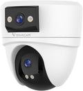VSTARCAM 6MP Dual Lens Indoor Security Camera Wireless, 2.4G/5G WiFi Dual-Band with 360° PTZ & AI Auto Tracking, Color Night Vision, Two-Way Audio, Baby Monitor Pet Camera for 24/7 Home Security