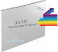 VizoBlueX 23-24 inch Anti-Blue Light Filter for Computer Monitor. Screen Protector Panel 21.5” x13.0 Blocks Blue Light for LCD TV PC iMac 24 Retina