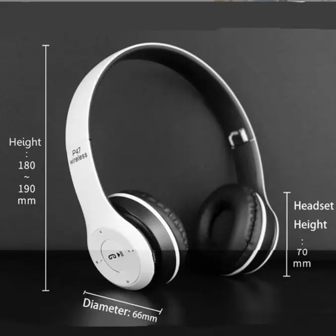 Upgraded Hybrid Active Headphones with Transparent Modes Playtime Wireless Bluetooth with Mic, Deep Bass Soft-Earpads Fast Charging