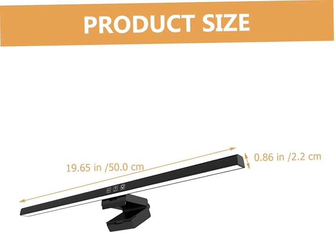 jojofuny Monitor Light Bar Computer Screen Light Bar Dimmable Brightness for Eye Protection