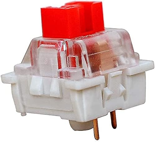 outemu Pack 32 Red Switches,3 Pin Key Switch - Cherry MX Equivalent DIY Replaceable Switches for Mechanical Keyboard 45gf Linear/RGB/Dustproof