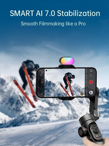 Gimbal Stabilizer Smartphone iPhone Video: iPhone Stabilizer Gimbal Smartphone Foldable 3-Axis Handheld Portable Android Gimbal AOCHUAN Smart XE Series (Smart XE KIT&B10)