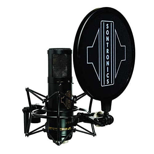 Sontronics STC-2 Pack Professional LDC XLR Studio Condenser Microphone (STC-2 Pack Black)