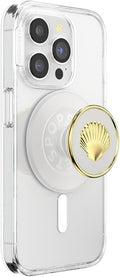 PopSockets Phone Grip for MagSafe, Magnetic Holder, Phone Stand, Enamel - Enamel Venus White