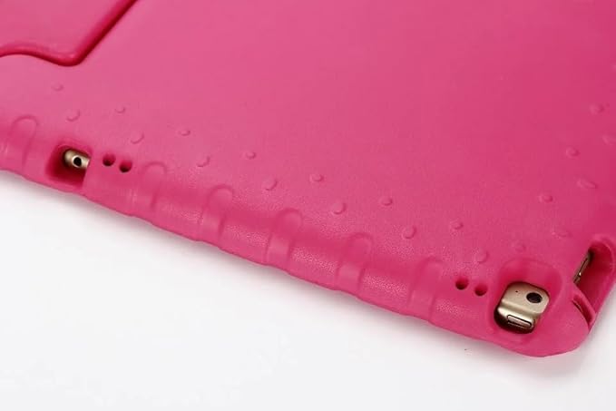 Kids Case for iPad Pro 12.9-inch (1st/2nd Generation) 2015/2017, Techcircle Handle Stand Lightweight EVA Foam Bumper Protective Rugged Child Proof Cover with Pen Slot, Blue