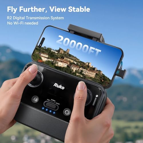 Ruko U11MINI 4K, Under 249g Pocket Drone with Camera for Adults 8K Photo 4K/30fps Video and Ruko U11MINI/U11MINI 4K Original Replacement Propellers