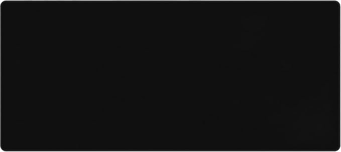 Gaming Mouse Pad Large XXL Extended Desk Mat with Non-Slip, Special-Textured Surface, Stitched Edges for Gaming and Office Home - Black