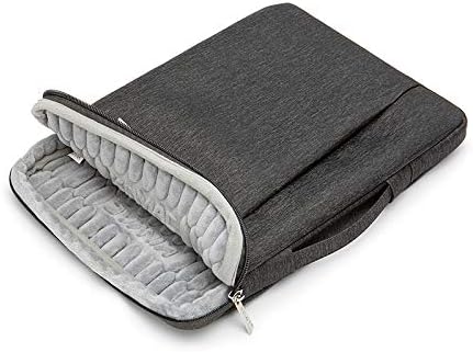 Kinmac 360° Protective Laptop Sleeve Case Bag Cover with Handle for MacBook Air 15 inch, and 15 inch-15.6 inch HP,Lenovo,Dell,ASUS,Acer Notebook Computer (Black)