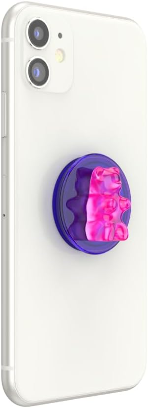 PopSockets Adhesive Phone Grip, Holder, Phone Stand, Kawaii - Gummy Bear Purple