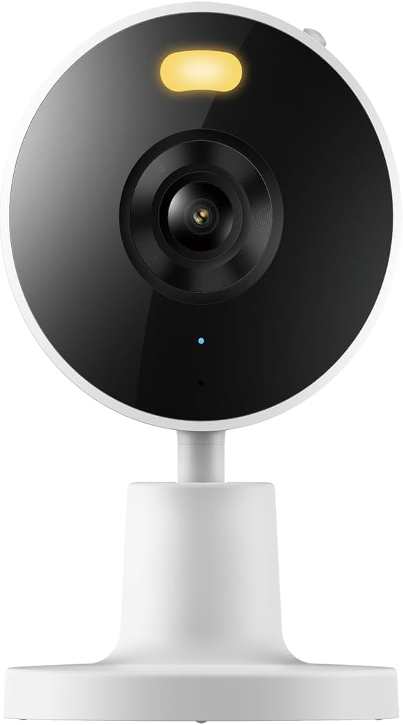 XIAOMI Smart Camera C100, 2K/3MP Indoor Security Camera with Active Physical Lens Shield, AI Human/Baby Cry Detection, Full-Color Night Vision, Wi-Fi 6, Compatible with Alexa & Google Assistant