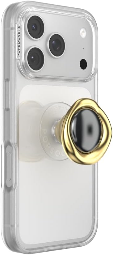 PopSockets Adhesive Phone Grip, Holder, Phone Stand, Crystal - Eye of the Beholder Gold