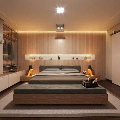 16.4FT/5M COB Flexible LED Strip Light DC12V/24V 528leds/m Bendable Tape (12V, Warm White)