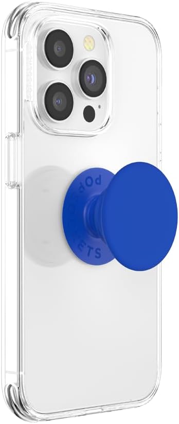 PopSockets Adhesive Phone Grip, Holder, Phone Stand, Blue - Cobalt
