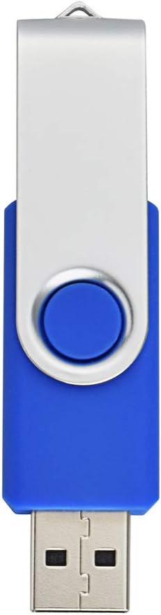 Aiibe 16GB Flash Drive 10 Pack USB Flash Drives 16G USB 2.0 Memory Stick Thumb Drive Data Storage Swivel Keychain Design Pen Zip Drives Wholesale/Lot/Bulk (10 Pack, 16GB, Blue)