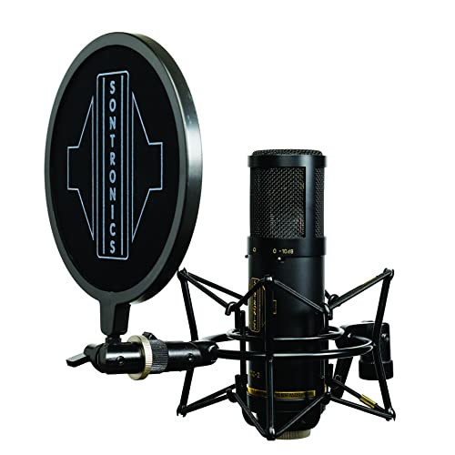 Sontronics STC-2 Pack Professional LDC XLR Studio Condenser Microphone (STC-2 Pack Black)