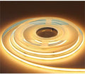16.4FT/5M COB Flexible LED Strip Light DC12V/24V 528leds/m Bendable Tape (12V, Warm White)