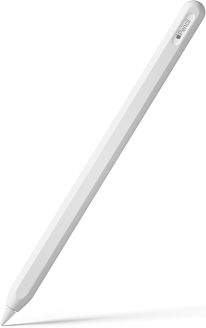 Hi Color Silicone Pencil Cover for Apple Pencil 2nd/Apple Pencil Pro Cover Case Sleeve Ipad Pencil Protective Cover(White)
