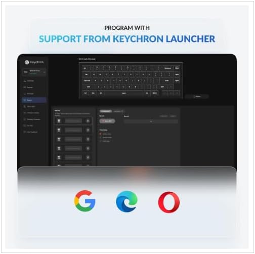 Keychron Q2 Wired 65% Mechanical Keyboard with Knob & RGB - Hot-Swappable Gateron G Pro Red Switch, QMK/VIA Programmable, Double Gasket Mount, Aluminum Body for Mac/Windows/Linux (Grey)