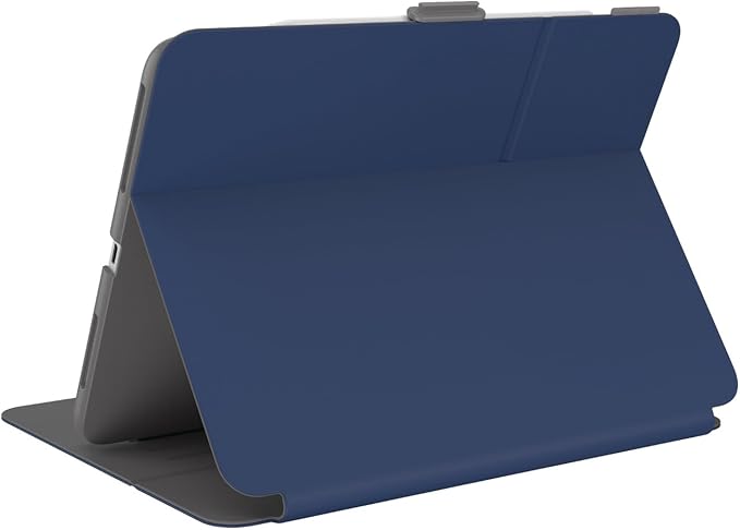 Speck Case for iPad Pro 4th Generation 11 Inch - Drop & Camera Protection, Slim Multi Range Stand, Apple Pencil Holder - Arcadia Navy/Moody Grey