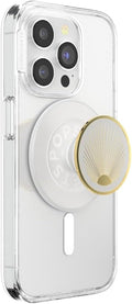 PopSockets Phone Grip for MagSafe, Magnetic Holder, Phone Stand, White - Enamel Radiant White