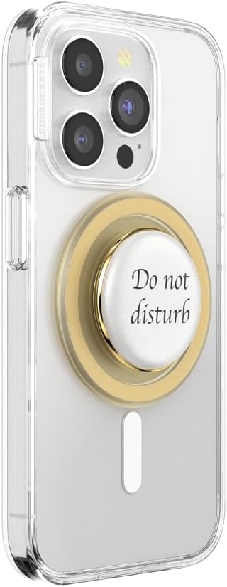 PopSockets Phone Grip for MagSafe, Magnetic Holder, Phone Stand, White - Resin DND