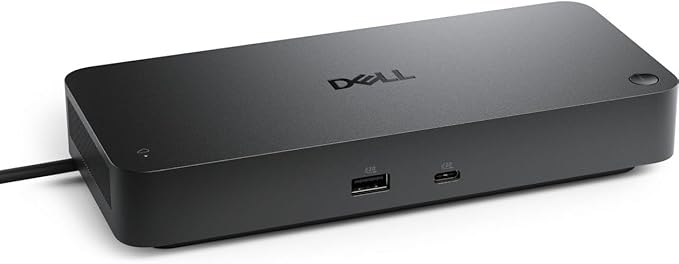 Dell Pro SD25TB4 Thunderbolt 4 Dock Bundle – 130W Docking Station, Multi-Display Support, HDMI + DisplayPort + USB C Cable, Includes Cables & Cleaning Cloth - Black