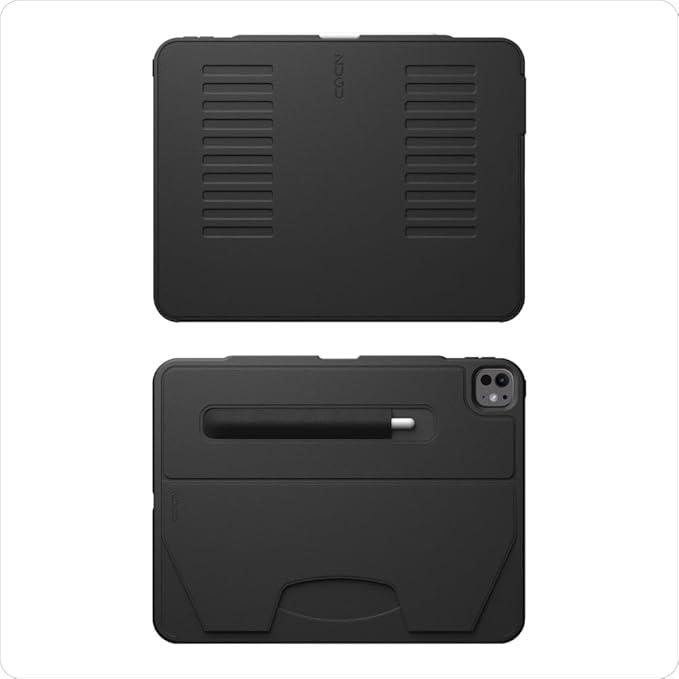 Zugu Case for iPad Pro 13 (M4/M5) 2024/2025, Slim Protective Cover with Apple Pencil Holder, Auto Wake/Sleep, Multiple Viewing Angles, iPad Pro 13 Inch Cover, Phone Protectors, Nova