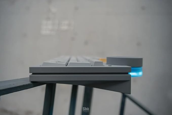 ATM 98 Wireless Custom Silent Mechanical Keyboard, 98 Key Tri-Mode 2.4G Bluetooth Wireless Ergonomic RGB PC Computer Keyboard, Office Accessories, Hotswappable Switch - Misty Dusk