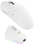 AJ139P V3 MC Wireless Gaming Mouse 2.4G Wired/Bluetooth | RGB Magnetic Charging Dock | Lightweight Design | 24K DPI | 800mAh Battery | PAW3311 Sensor | 5 Programmable Buttons, Compatible with PC/Mac