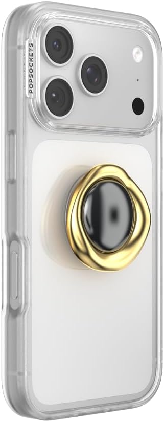 PopSockets Adhesive Phone Grip, Holder, Phone Stand, Crystal - Eye of the Beholder Gold