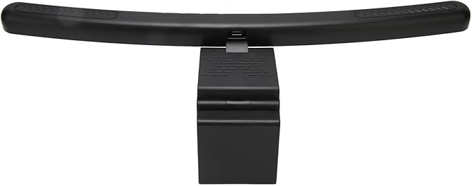 Bewinner Curved Monitor Light Bar 40cm, Asymmetrical Light Source No Glare Blue Light Blocking Stepless Dimming, 3 Color Temperatures Touch Control Type C Powered for 0.6-1.6in Curved Screens