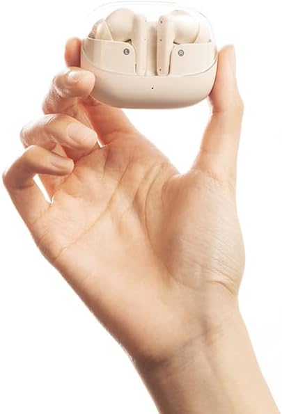 SHANLING MTW60 Headphone TWS Bluetooth 5.3 Earphone HiFi in-Ear Monitor 13mm 35dB with ENC, IPX4 Water Resistance in-Ear Earbuds (White)